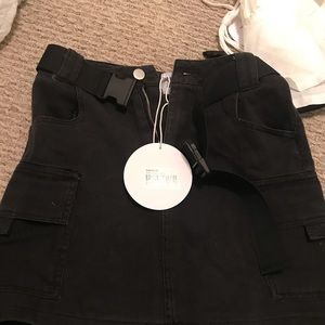 Princess Polly xs black mini skirt